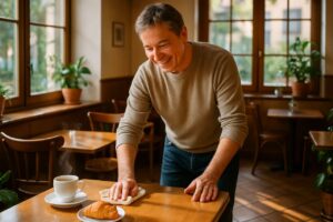 Laut Psychologen: Wer im Restaurant den Tisch selbst abwischt, hat oft diesen Erziehungshintergrund