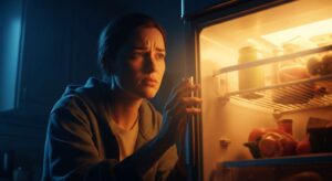 Laut Psychologie: Wer nachts die Kühlschranktür öffnet, sucht nicht Hunger – sondern dieses Gefühl